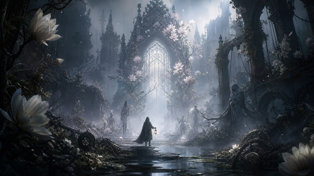 Ender Magnolia Bloom in the Mist original ender magnolia bloom in the mist diy game reference artwork 1