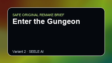 Enter the Gungeon original game remake reference artwork 2