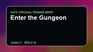 Enter the Gungeon original game remake reference artwork 3