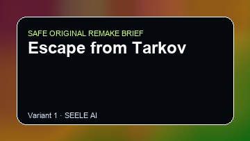 Escape from Tarkov Game Customer Remake preview