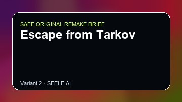 Escape from Tarkov original game remake reference artwork 2
