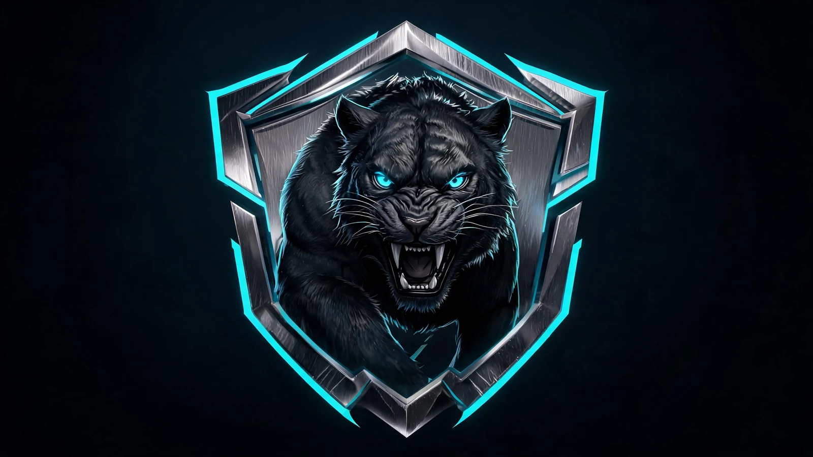 Close-up esports team logos concept image with crisp subject focus