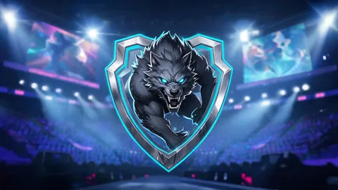 Wide-scene esports team logos visual with strong foreground and background separation