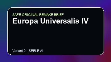 Europa Universalis IV original game remake reference artwork 2