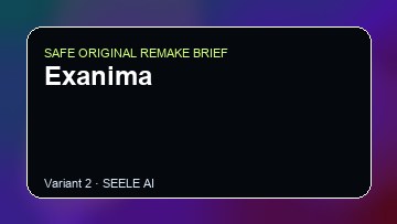Exanima original game remake reference artwork 2