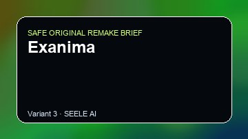 Exanima original game remake reference artwork 3