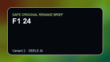 F1 24 original game remake reference artwork 2