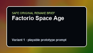 Factorio Space Age original factorio space age custom game reference artwork 1