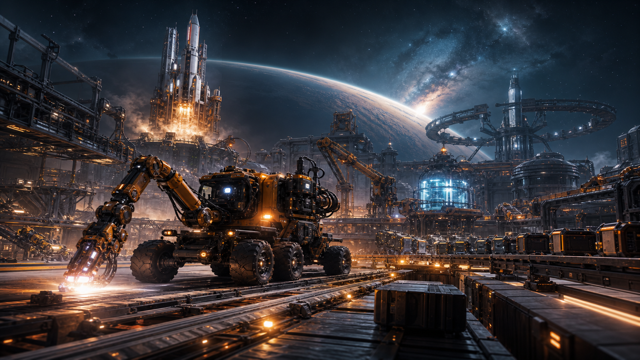 Factorio Space Age original game remake reference artwork 2