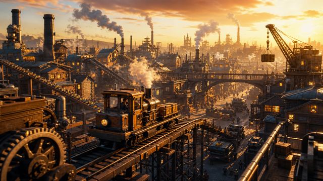 Factory Town original game remake reference artwork 2