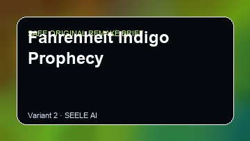 Fahrenheit Indigo Prophecy original game remake reference artwork 2