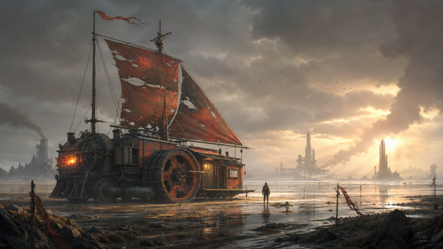 Far Lone Sails original game remake reference artwork 2