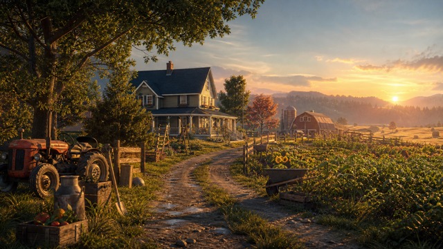 Farmer Dynasty original game remake reference artwork 3
