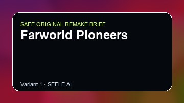 Farworld Pioneers Game Customer Remake preview