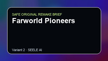Farworld Pioneers original game remake reference artwork 2