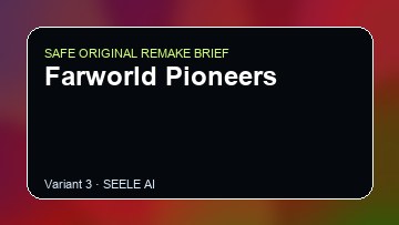 Farworld Pioneers original game remake reference artwork 3