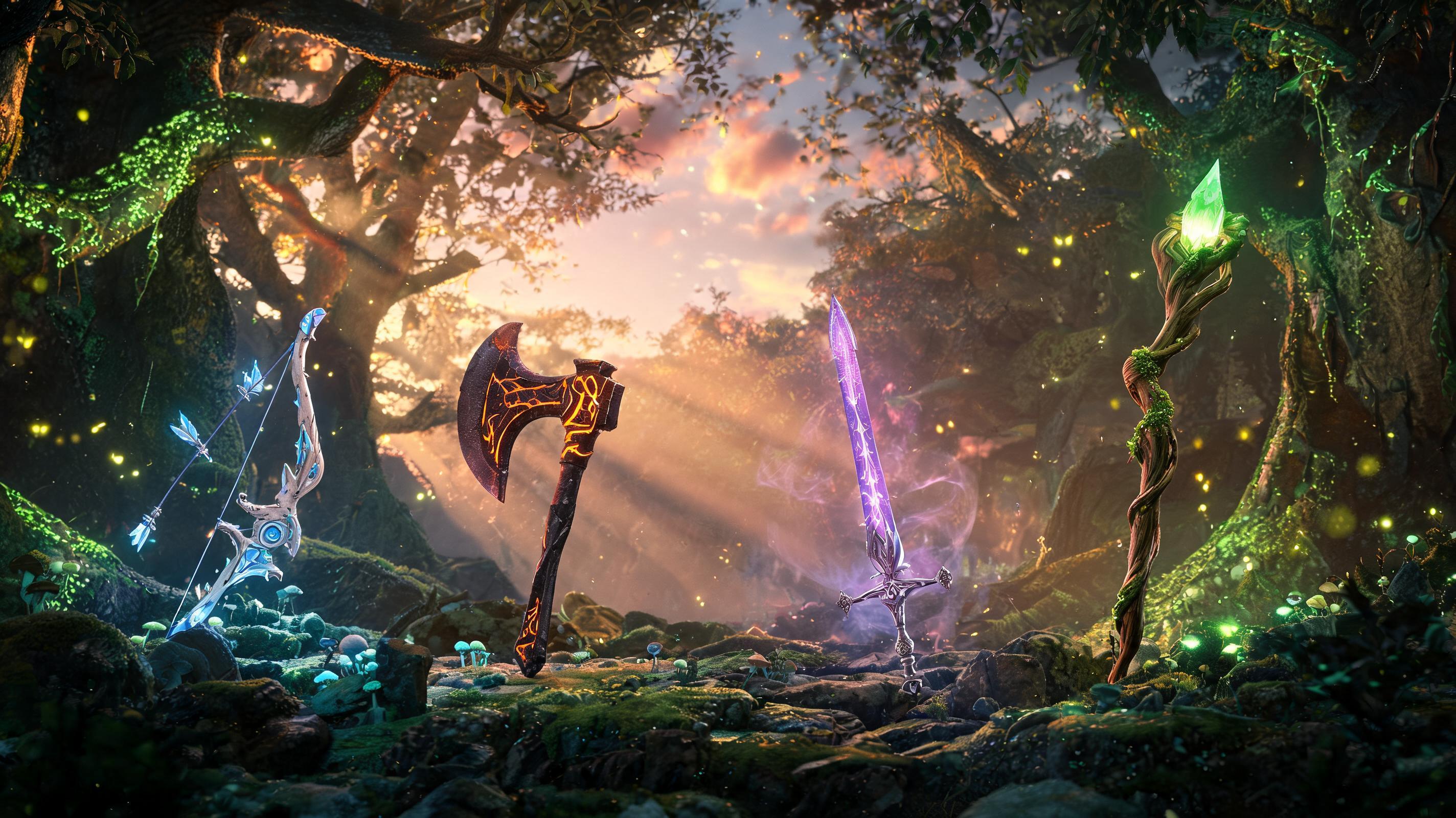 Prompt 2 illustration for AI Fantasy Game Art Generator
