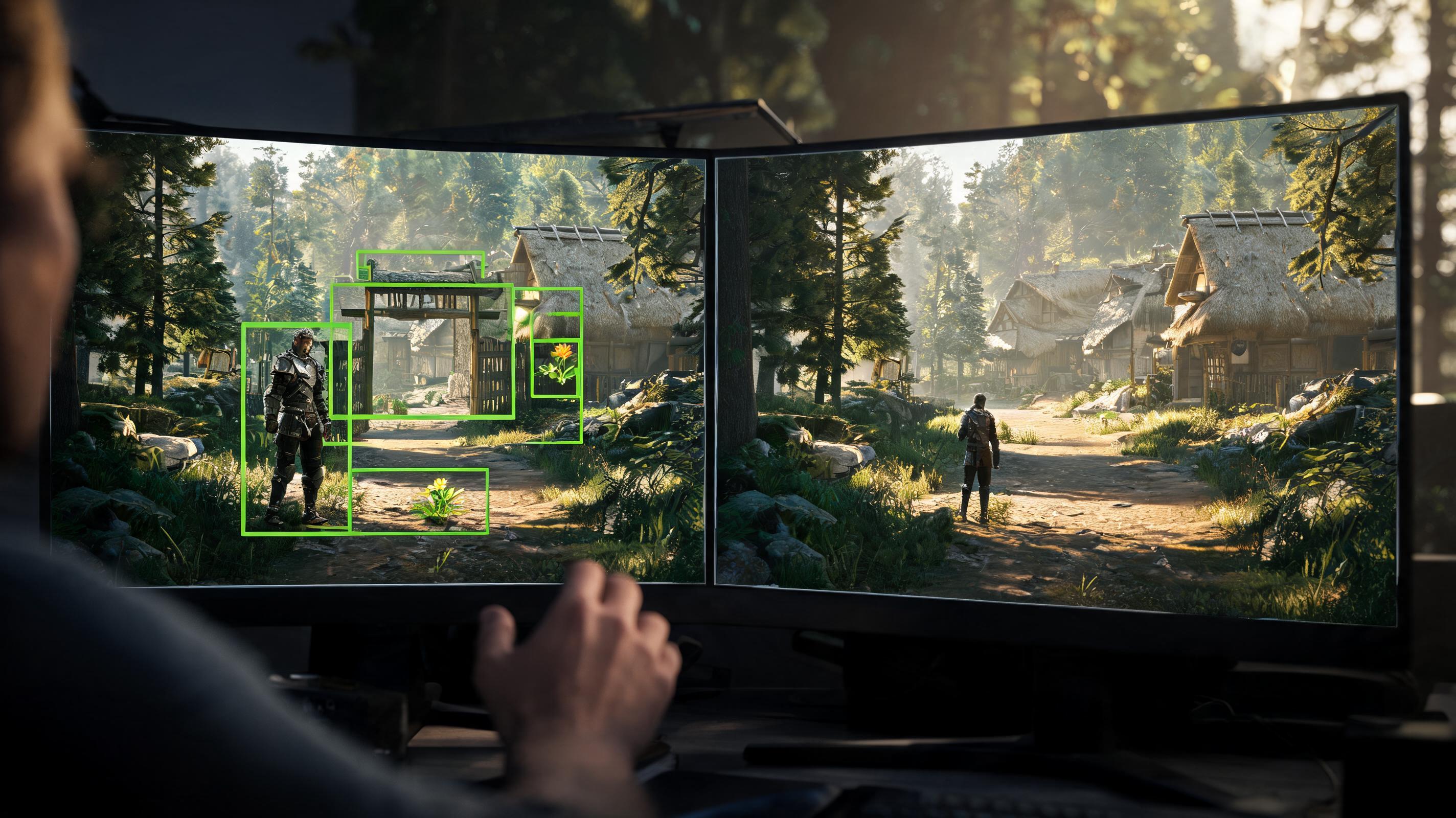 In-engine readability checks illustration for AI Game Background Generator