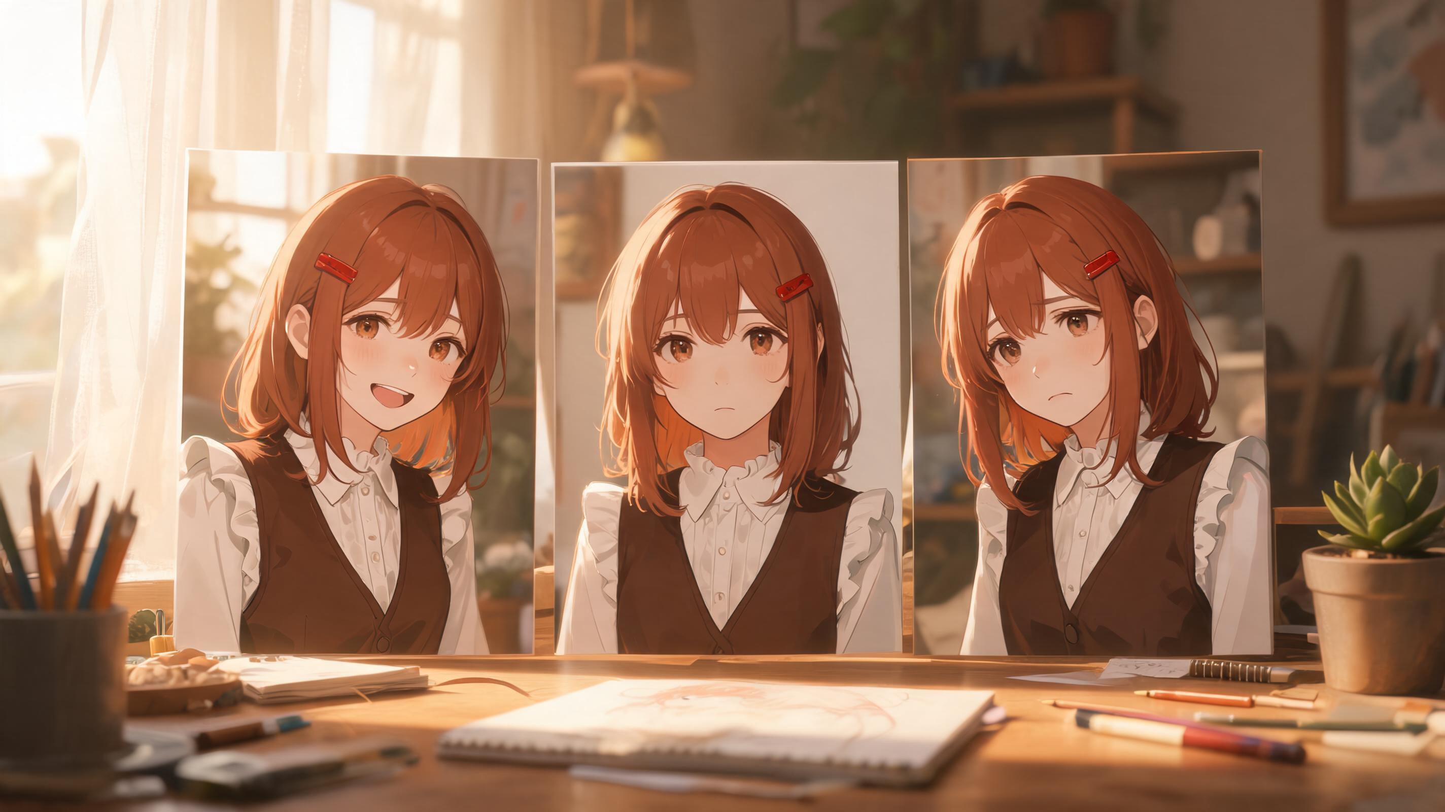 Prompt 1 illustration for AI Visual Novel Character Generator
