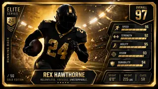 FIFA-Style Football Card Image Generator preview