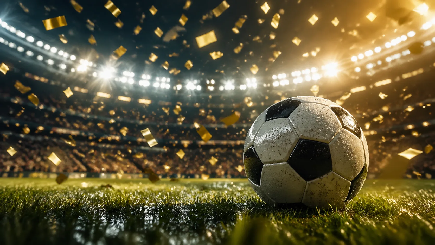 FIFA-Style Football Wallpaper AI Image Generator