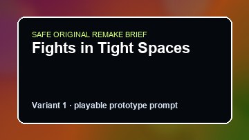 Fights in Tight Spaces original fights in tight spaces custom game reference artwork 1