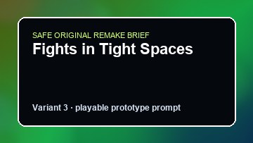 Fights in Tight Spaces original fights in tight spaces custom game reference artwork 3