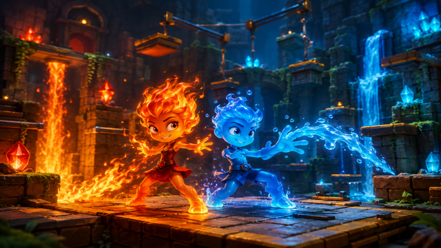 Firegirl Hack n Splash Rescue original game remake reference artwork 3