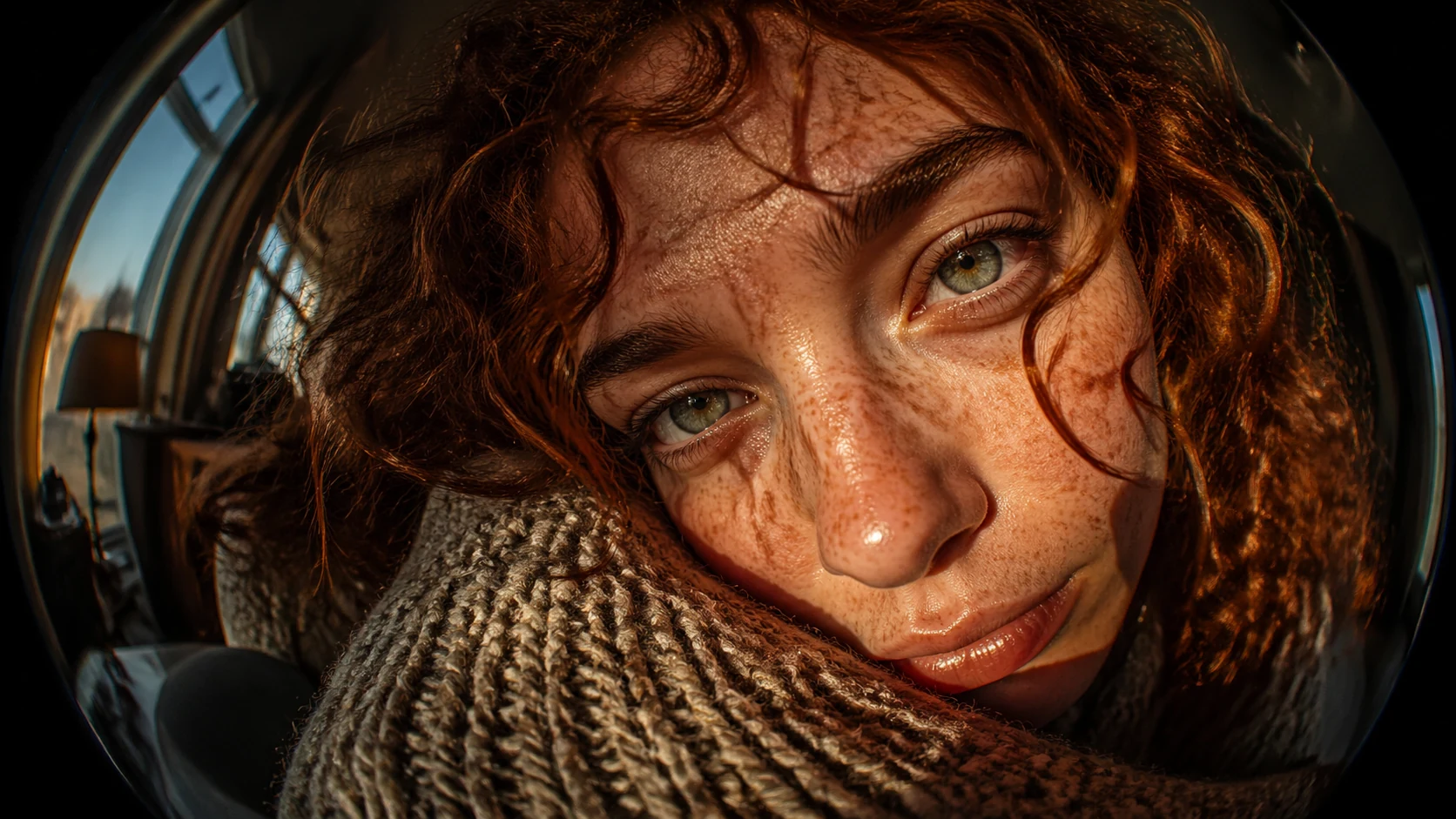 Fisheye Lens Photography AI image generation example 2