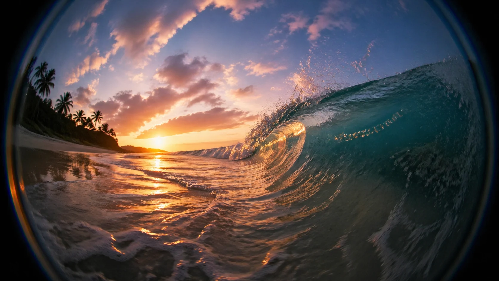 Fisheye Lens Photography AI image generation example 3