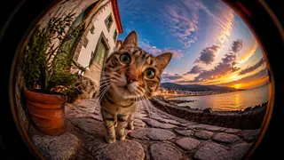 Fisheye Lens Photography Generator preview