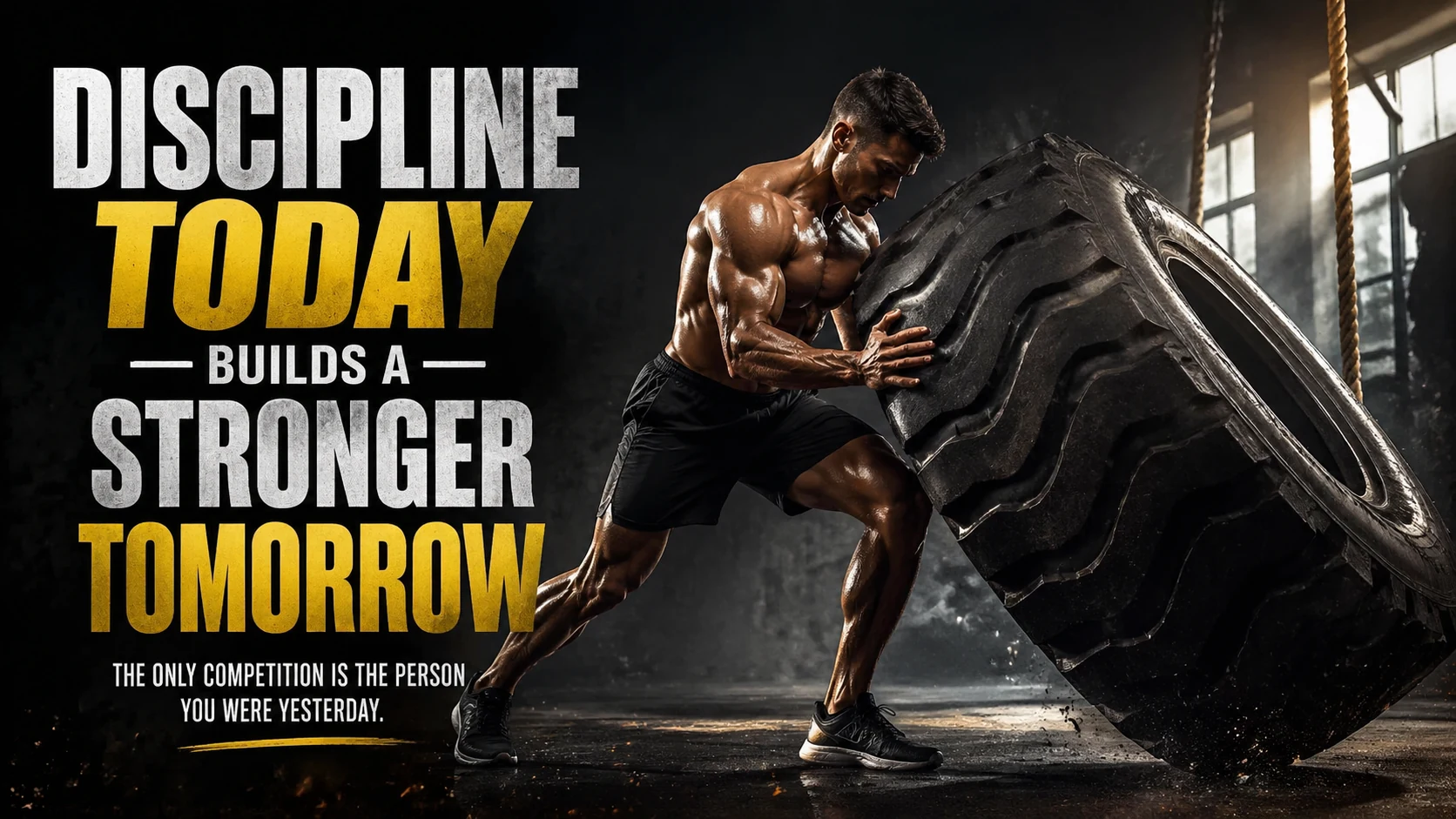 Fitness and gym motivation art with dynamic athletes