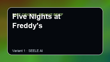 Five Nights at Freddy's Game Customer Remake preview