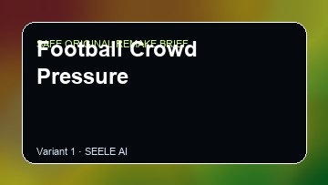 Football Crowd Pressure Game Customer Remake preview