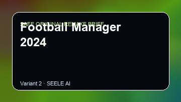 Football Manager 2024 original game remake reference artwork 2