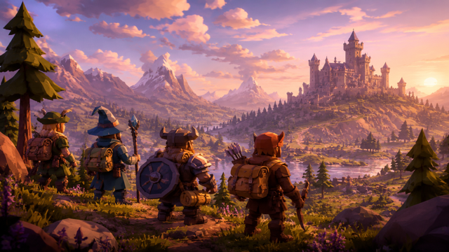 For The King original game remake reference artwork 3