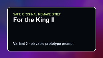 For the King II original for the king ii diy game reference artwork 2