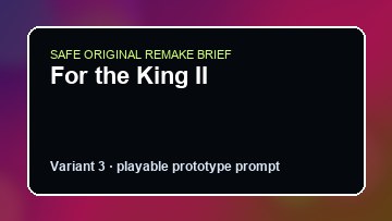 For the King II original for the king ii diy game reference artwork 3