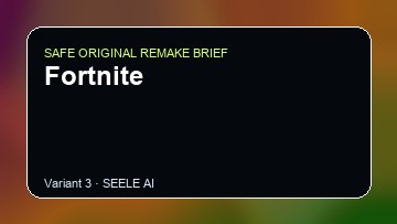 Fortnite original game remake reference artwork 3