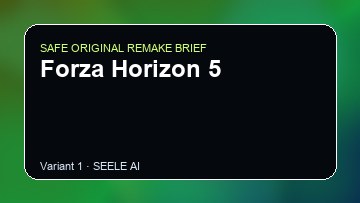 Forza Horizon 5 Game Customer Remake preview