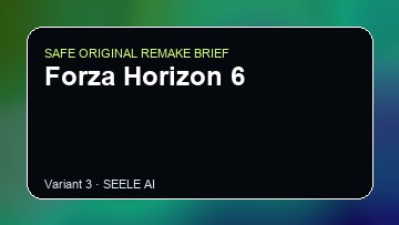 Forza Horizon 6 original game remake reference artwork 3