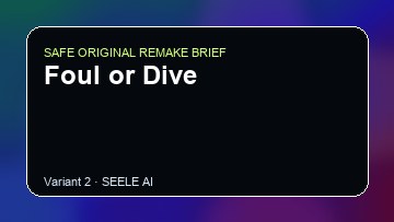 Foul or Dive original game remake reference artwork 2