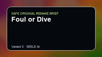 Foul or Dive original game remake reference artwork 3