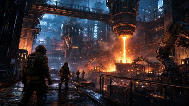 Foundry Factory original game remake reference artwork 1