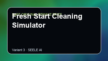 Fresh Start Cleaning Simulator original game remake reference artwork 3