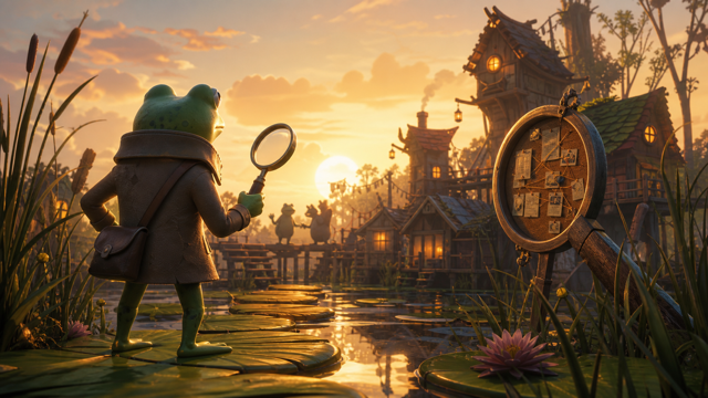 Frog Detective Genesis Alpha One Custom Game Builder preview