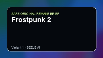 Frostpunk 2 Absolute Drift DIY Game Maker preview