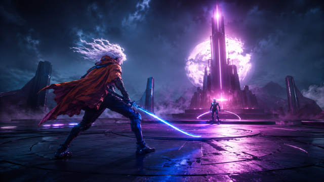 Furi original game remake reference artwork 3