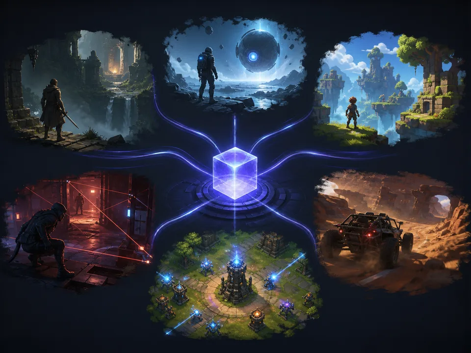 AI game generation visual showing lp hero 02