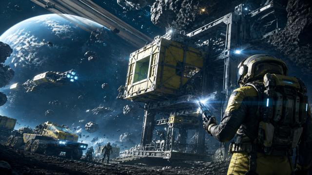 Space Engineers Neon White Custom Game Builder preview